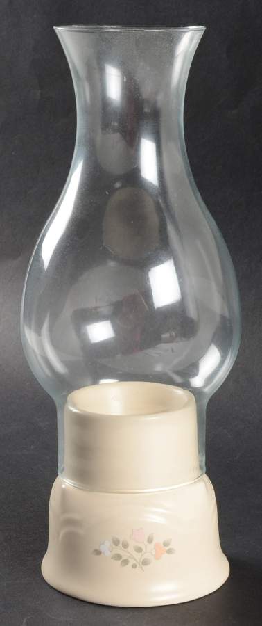 Remembrance Hurricane Lamp & Globe by Pfaltzgraff-1