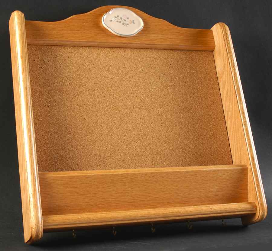 Remembrance Cork & Wood Bulletin Board by Pfaltzgraff-1