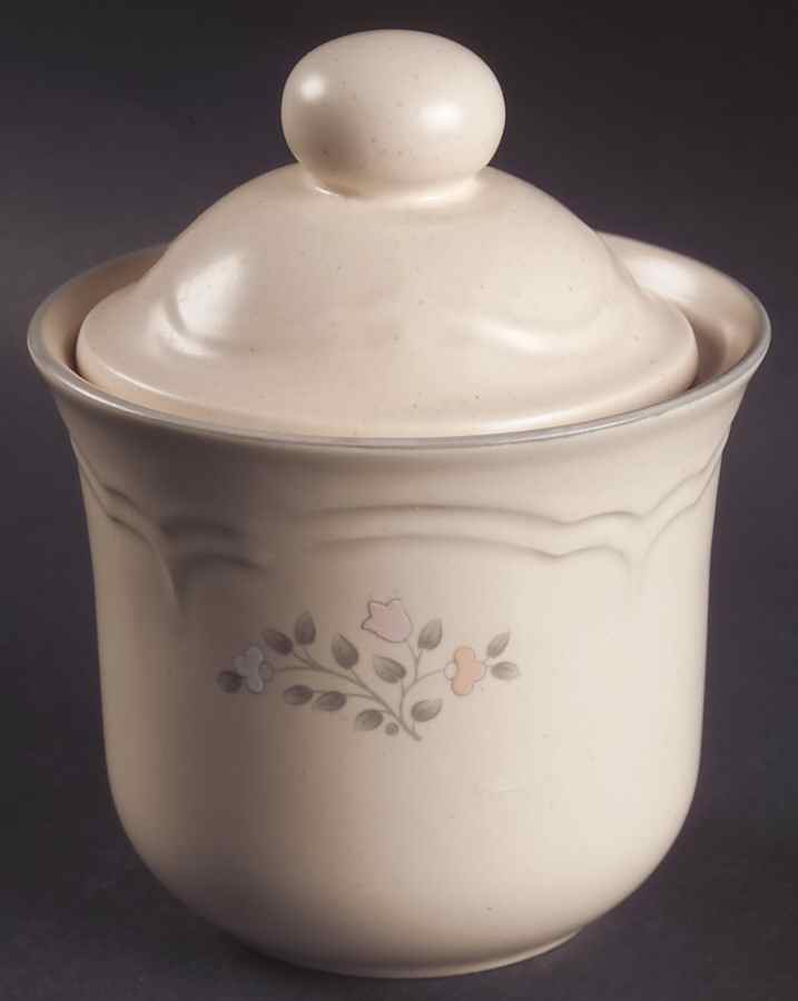 Remembrance Cotton Ball Jar and Lid by Pfaltzgraff-1