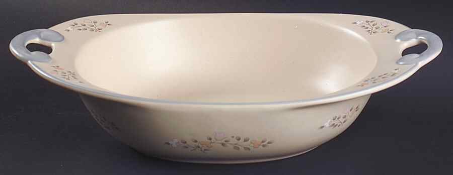Remembrance 13" Nesting Handled Oval Serving Bowl by Pfaltzgraff-1