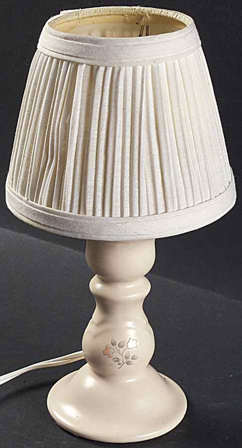 Remembrance Candlestick Lamp & Shade by Pfaltzgraff-1