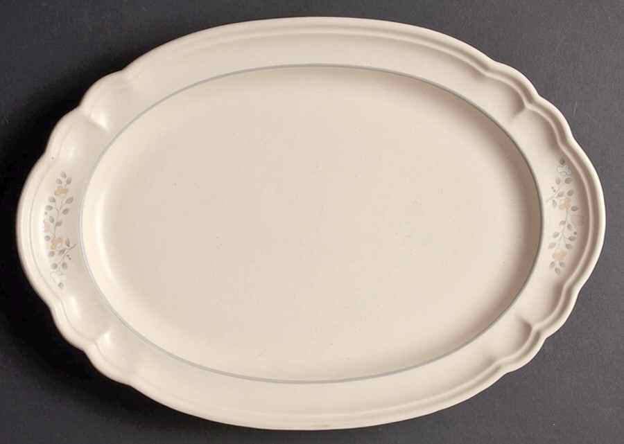 Remembrance 12" Oval Serving Platter by Pfaltzgraff-1