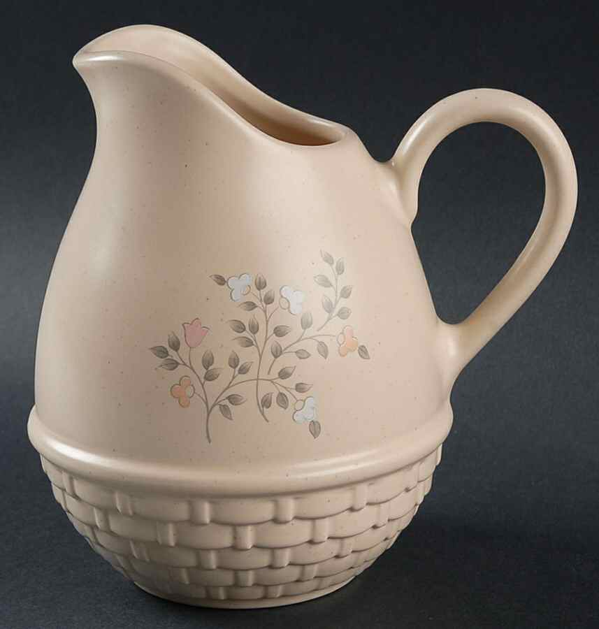 Remembrance Basket Jug by Pfaltzgraff-1