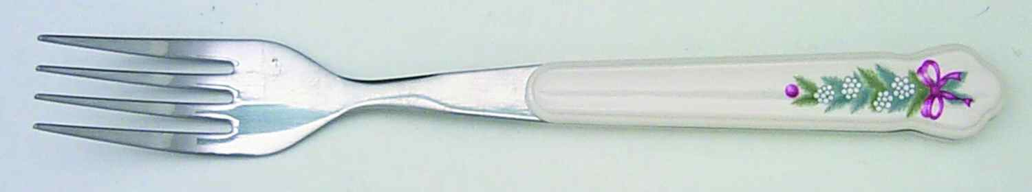 Red Ribbons Dinner Fork (7 1/2" or Larger) by Pfaltzgraff-1