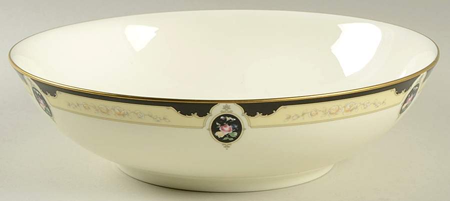 Royal Onyx 9" Round Vegetable Bowl by Pfaltzgraff-1
