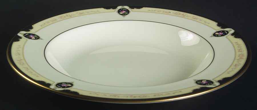 Royal Onyx Large Rim Soup Bowl by Pfaltzgraff-1