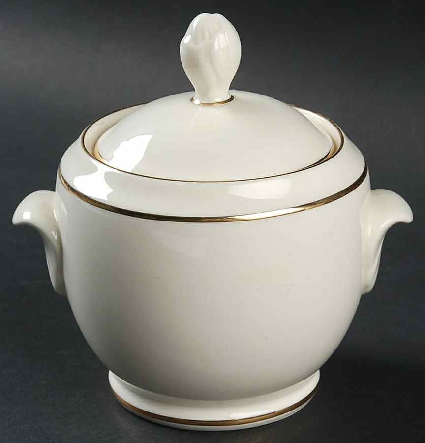 Royale Cream Sugar Bowl & Lid by Pfaltzgraff-1