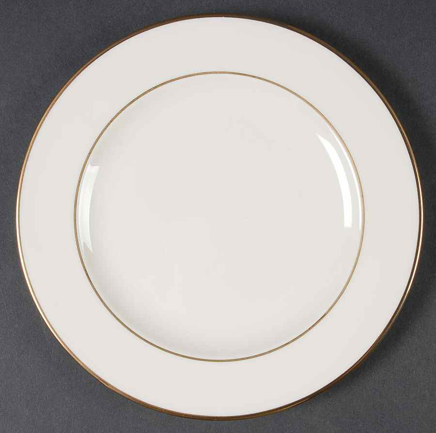 Royale Cream Salad Plate by Pfaltzgraff-1