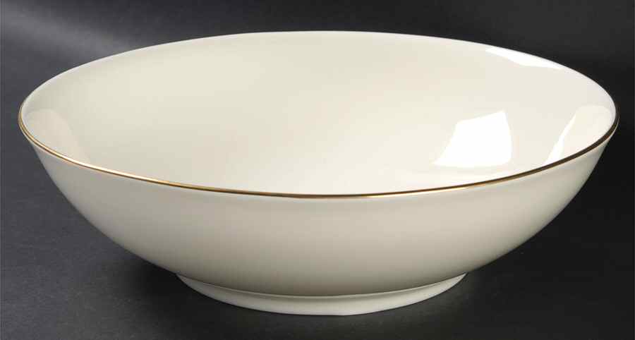 Royale Cream 9" Round Vegetable Bowl by Pfaltzgraff-1
