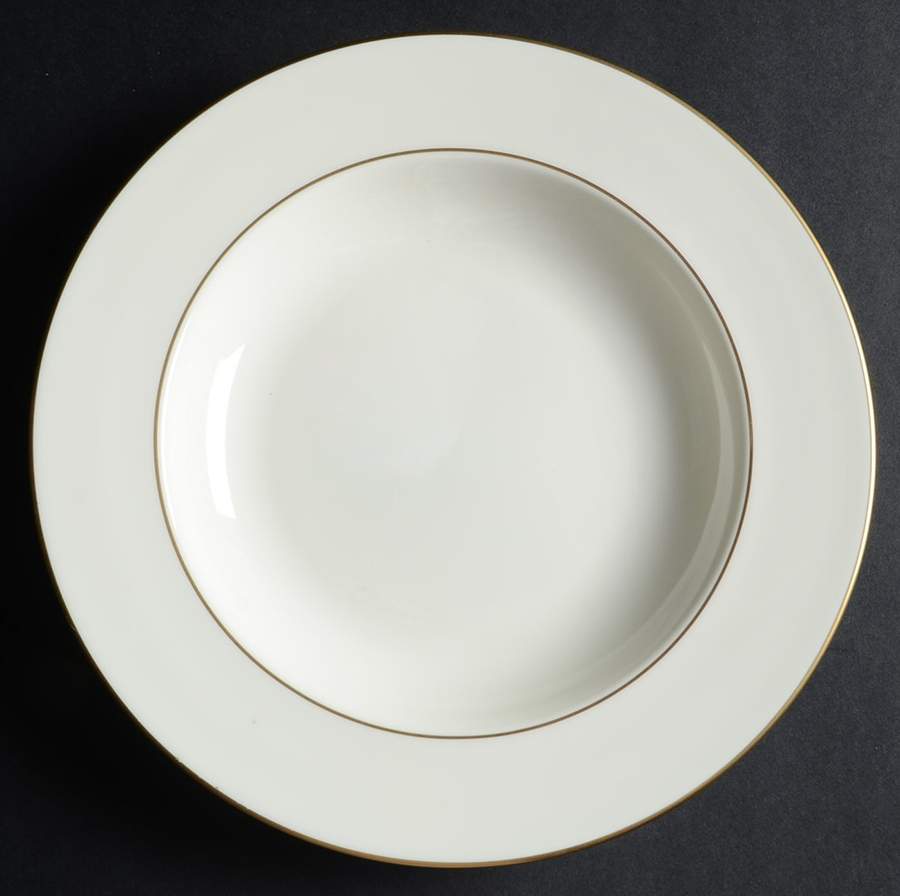 Royale Cream Large Rim Soup Bowl by Pfaltzgraff-1