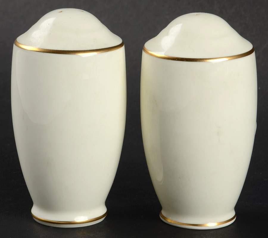 Royale Cream Salt & Pepper Set by Pfaltzgraff-1