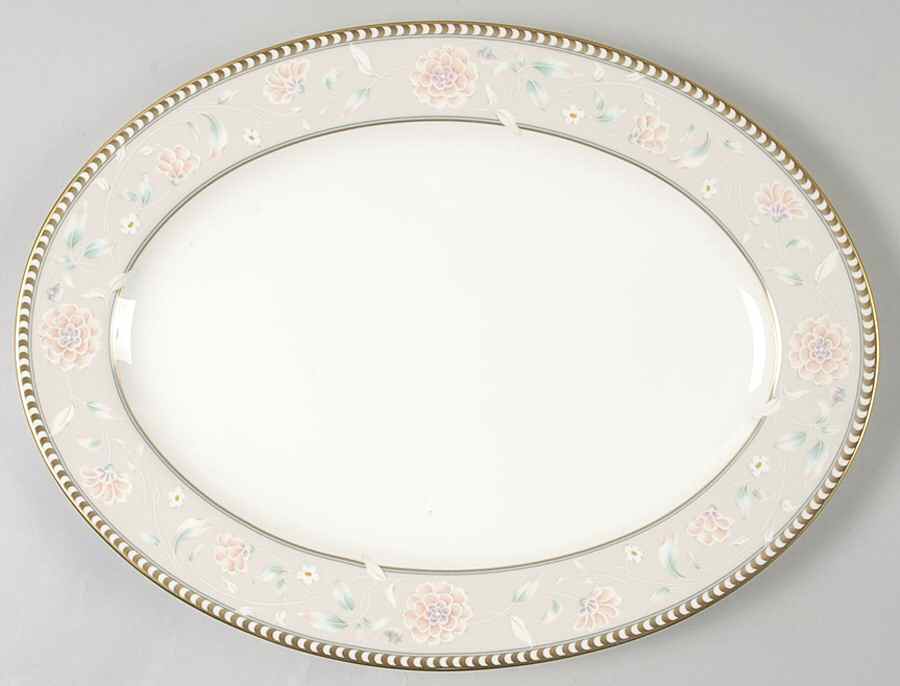 Saratoga 14" Oval Serving Platter by Pfaltzgraff-1