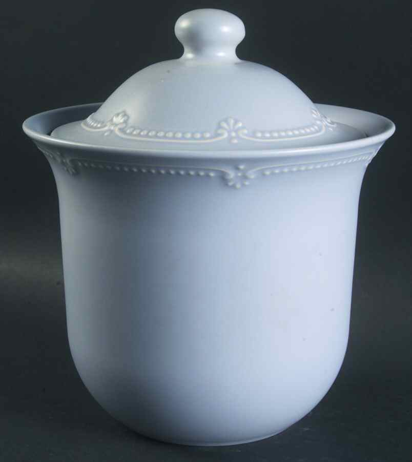 Sea Blue Pearls Small Canister & Lid by Pfaltzgraff-1
