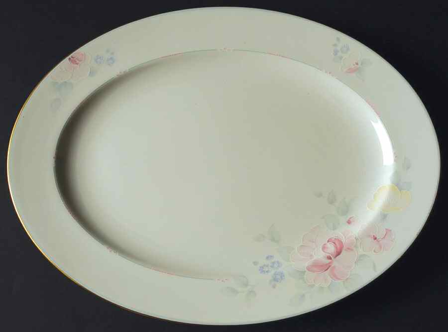 Secrets 14" Oval Serving Platter by Pfaltzgraff-1