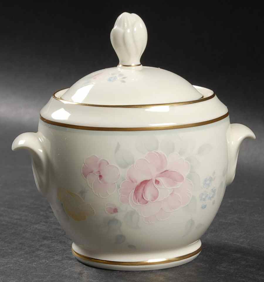 Secrets Sugar Bowl & Lid by Pfaltzgraff-1