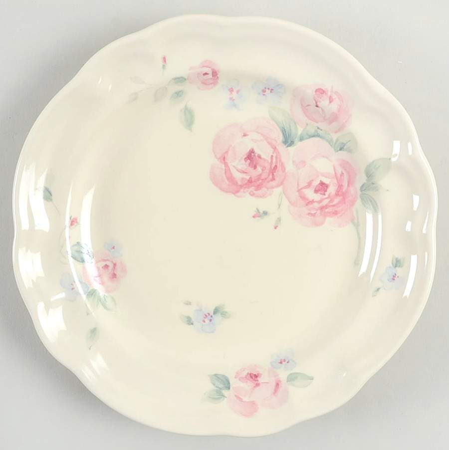 Secret Rose Salad Plate by Pfaltzgraff-1