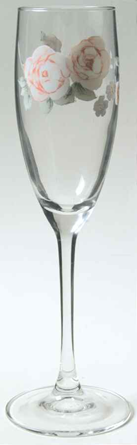 Secret Rose Glassware Champagne Flute by Pfaltzgraff-1