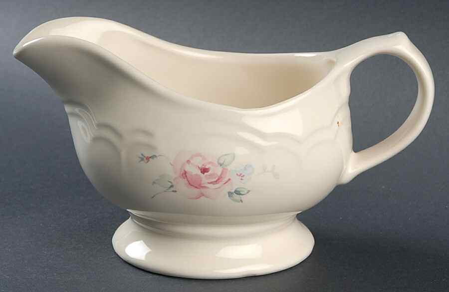 Secret Rose Gravy Boat by Pfaltzgraff-1