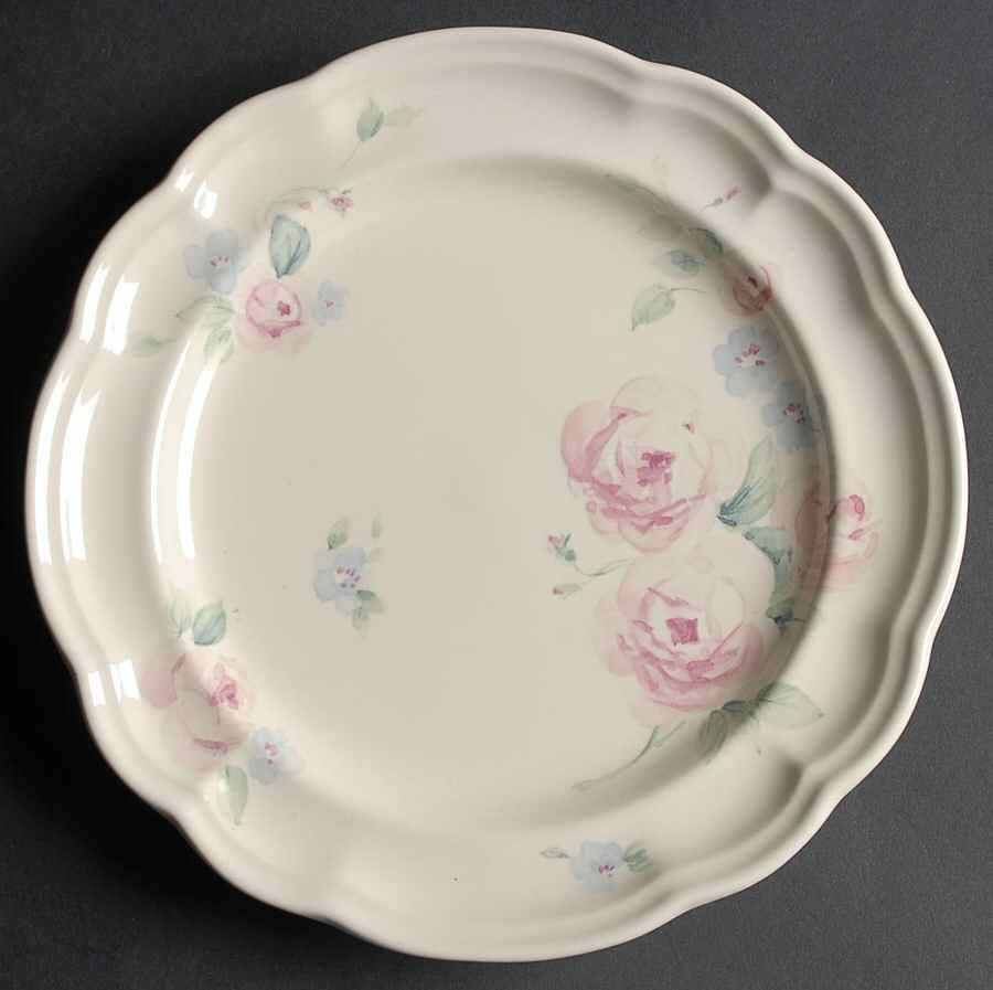 Secret Rose Luncheon Plate by Pfaltzgraff-1