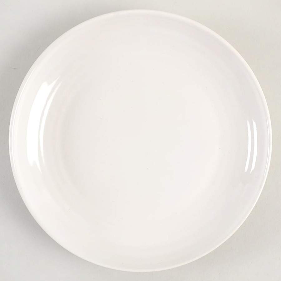 Simply White Circles Salad Plate by Pfaltzgraff-1