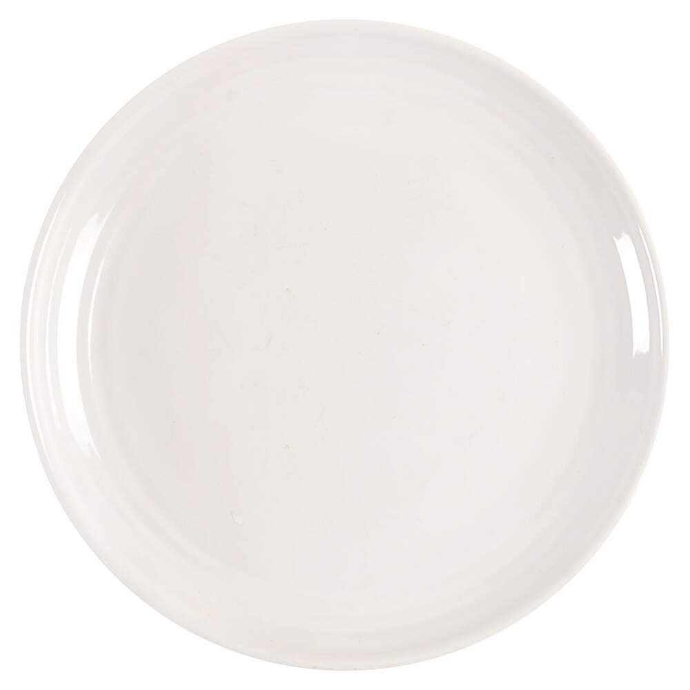 Simply White Circles Dinner Plate by Pfaltzgraff-1