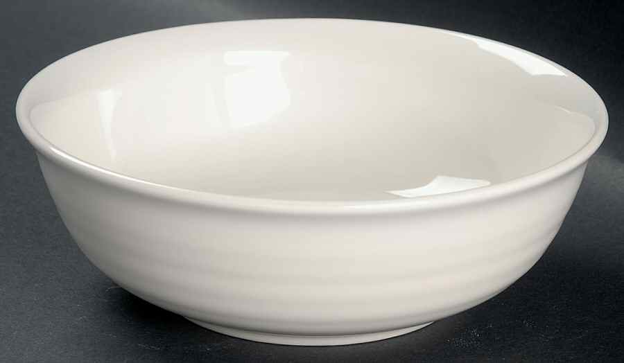 Simply White Circles Super Soup/Cereal Bowl by Pfaltzgraff-1