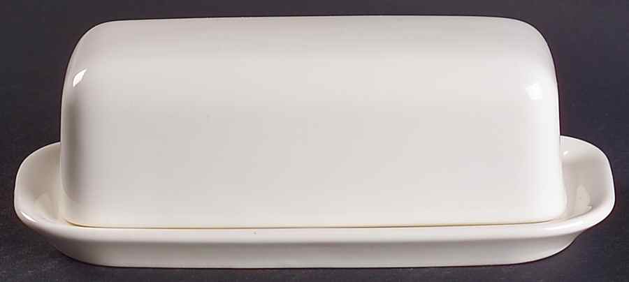 Simply White Circles 1/4 Lb Covered Butter by Pfaltzgraff-1