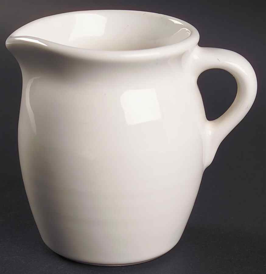 Simply White Circles Creamer by Pfaltzgraff-1