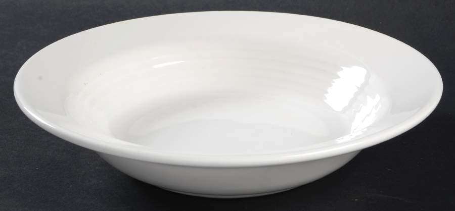 Simply White Circles Rim Soup Bowl by Pfaltzgraff-1