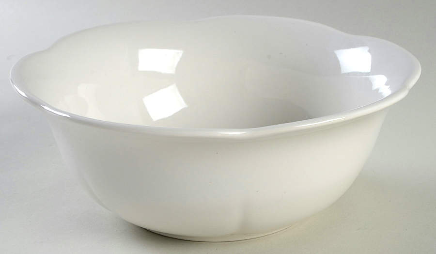 Simply White Shapes Party Bowl by Pfaltzgraff-1