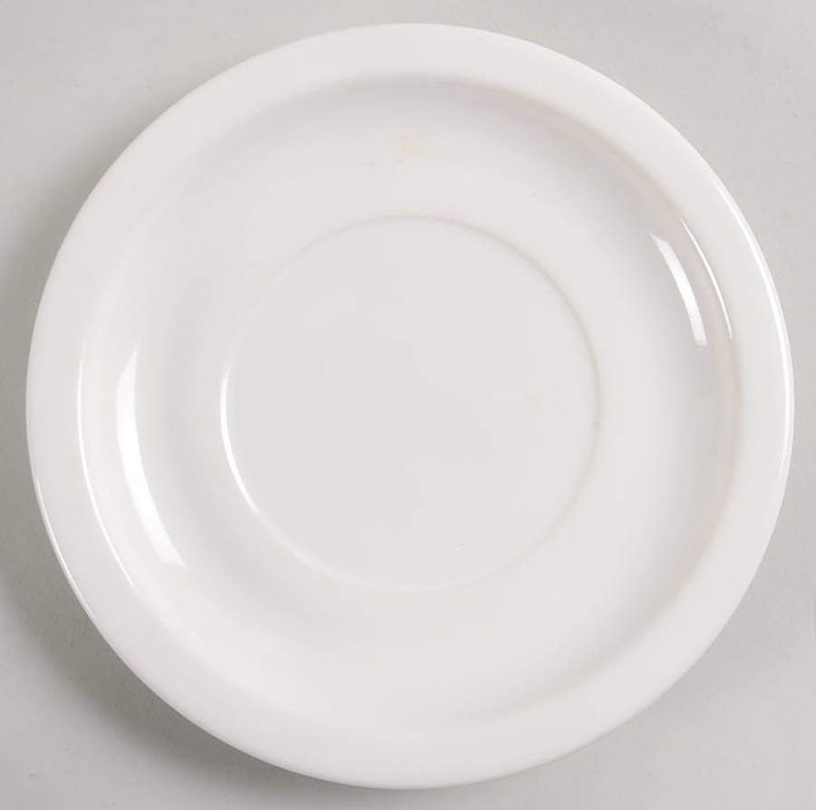 Simply White Shapes Saucer by Pfaltzgraff-1