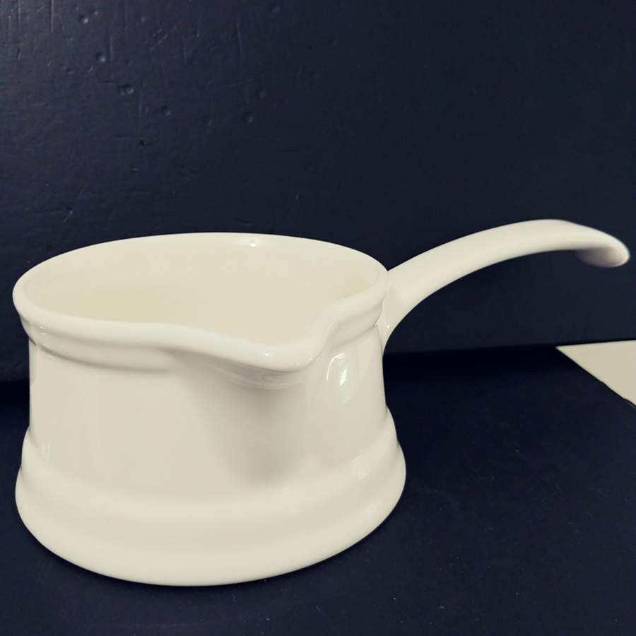 Simply White Shapes Gravy Boat by Pfaltzgraff-1