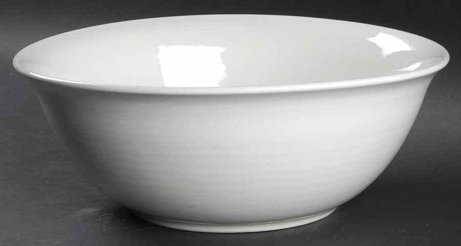 Simply White Shapes Dough Bowl by Pfaltzgraff-1