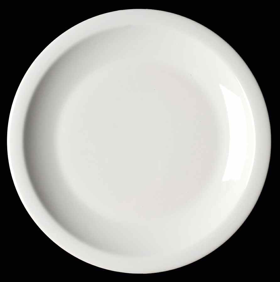 Simply White Shapes Dinner Plate by Pfaltzgraff-1