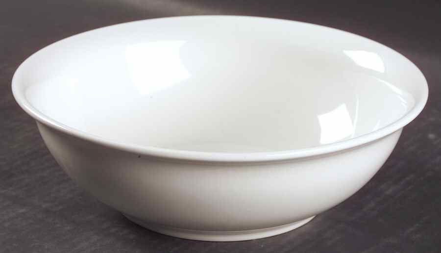 Simply White Shapes 8" Round Vegetable Bowl by Pfaltzgraff-1