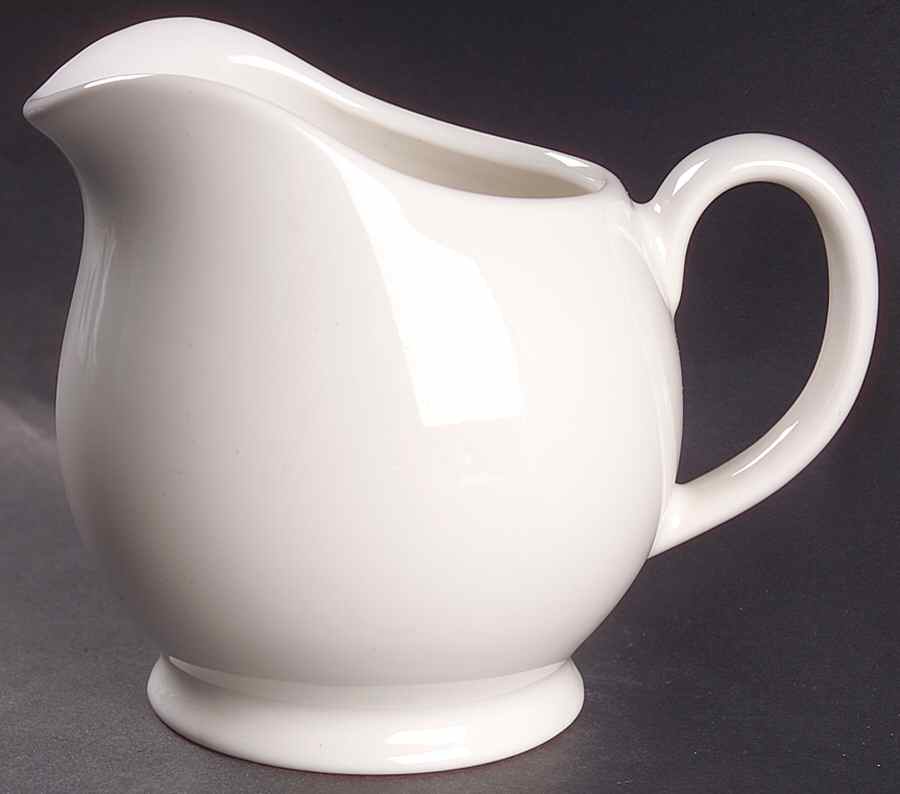 Simply White Shapes Large Gravy Boat/Pitcher by Pfaltzgraff-1