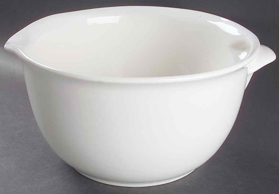 Simply White Shapes Oversize Batter Bowl by Pfaltzgraff-1