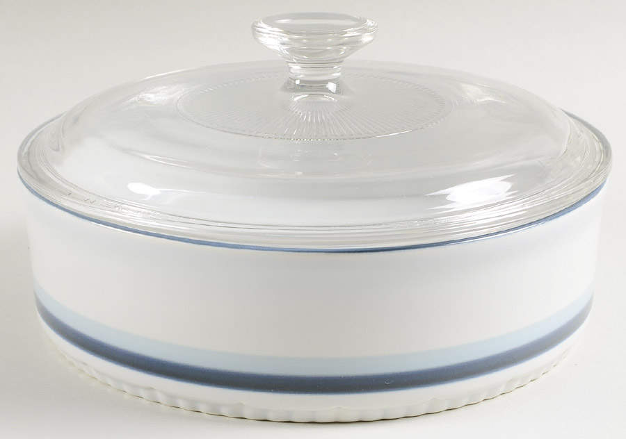 Sky 1.5 Quart Round Covered Baker by Pfaltzgraff-1