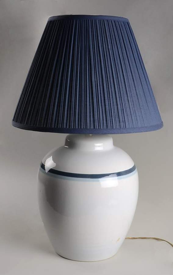 Sky 25" Electric Lamp & Shade by Pfaltzgraff-1