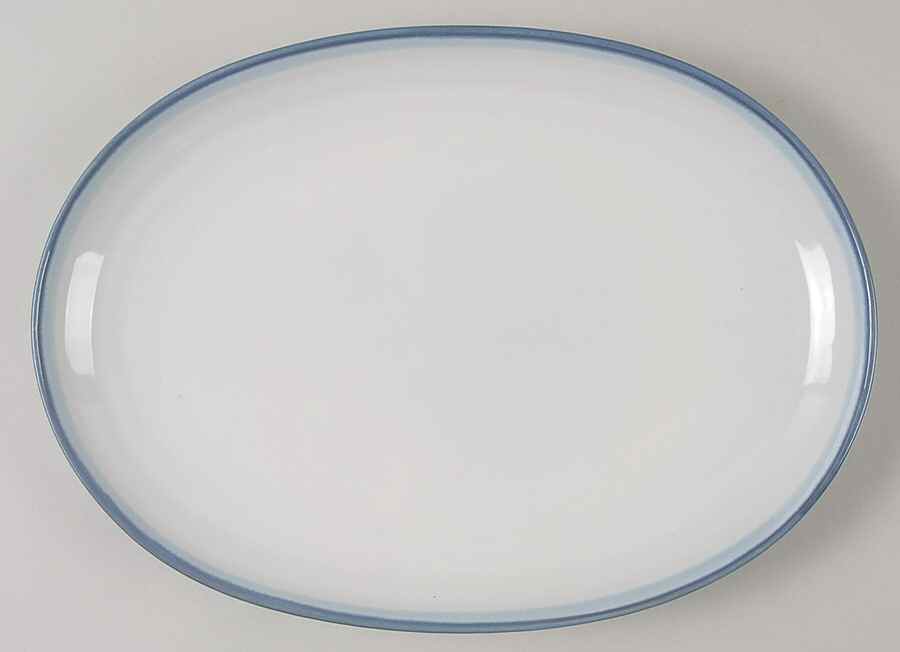 Sky 11" Oval Serving Platter by Pfaltzgraff-1