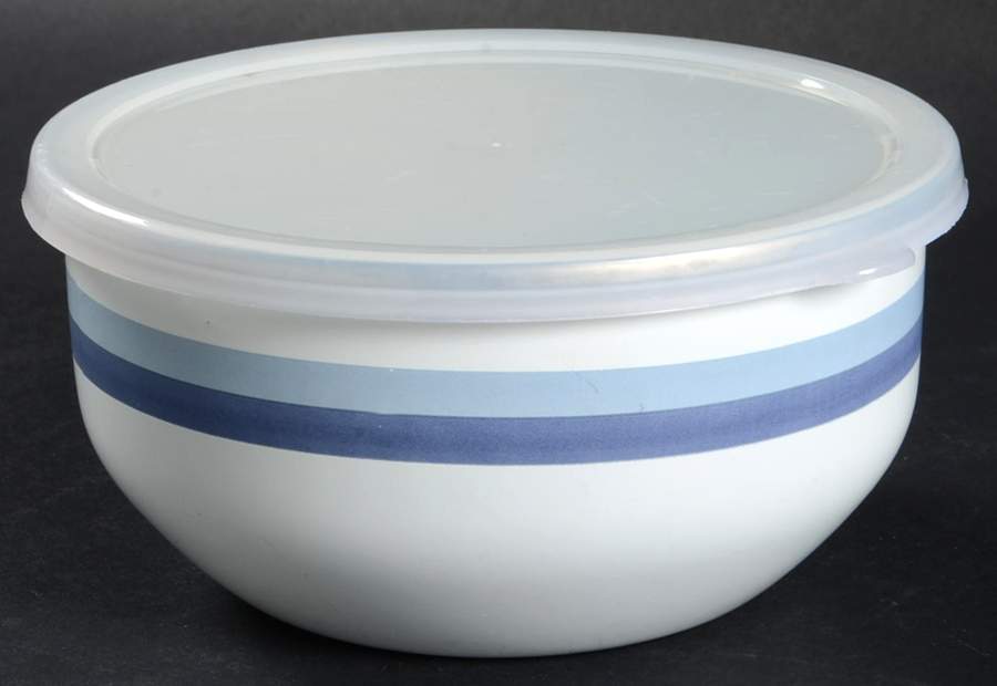 Sky Bowl-Metal 5 3/4" with Plastic Lid by Pfaltzgraff-1