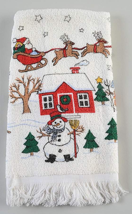 Snow Village Dish Towel-Cloth by Pfaltzgraff-1