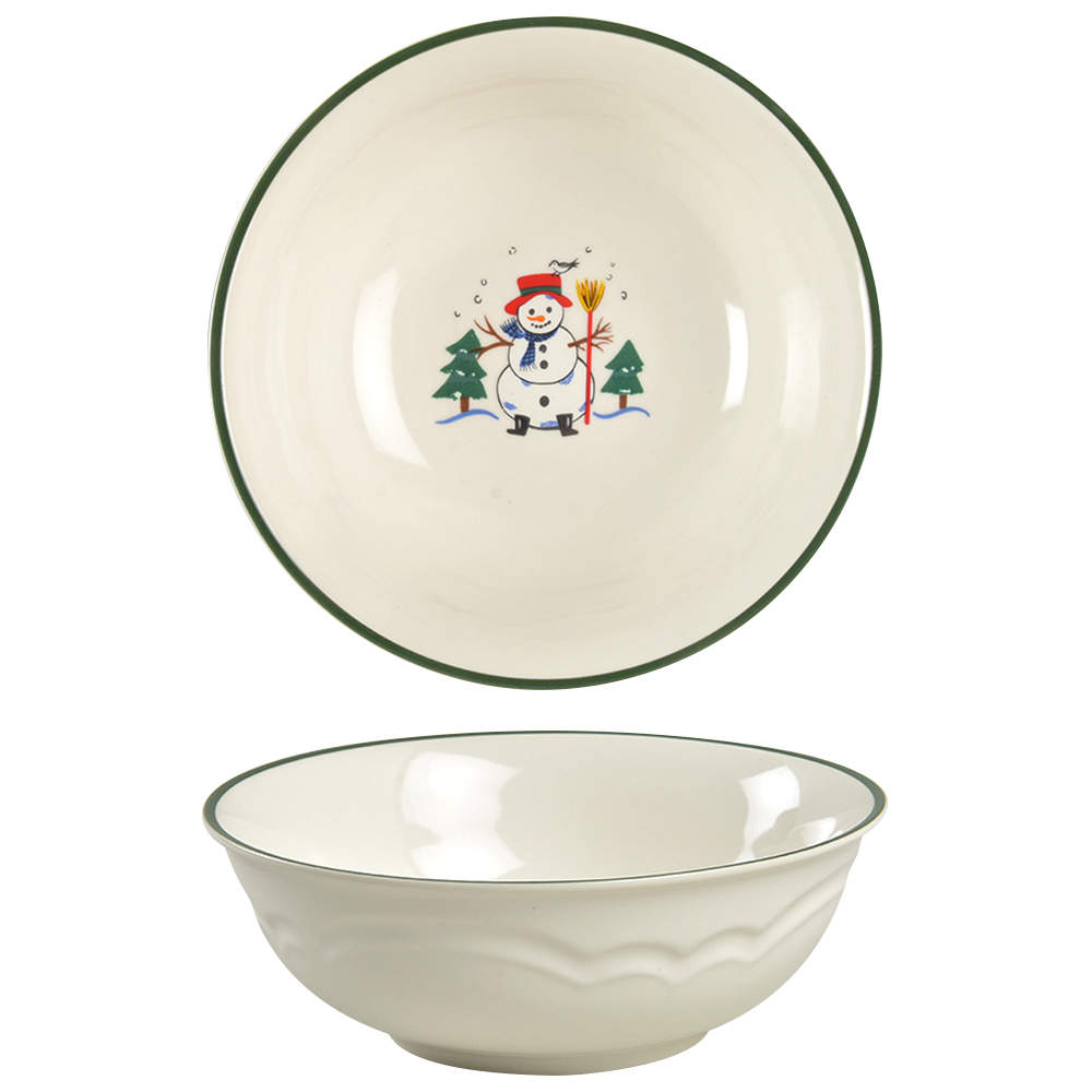 Snow Village Soup/Cereal Bowl by Pfaltzgraff-1