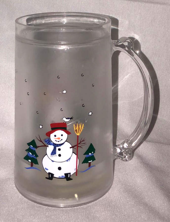 Snow Village Acrylic Freezer Insulated Mug by Pfaltzgraff-1