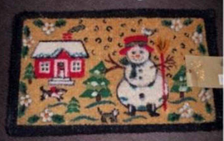 Snow Village Doormat by Pfaltzgraff-1
