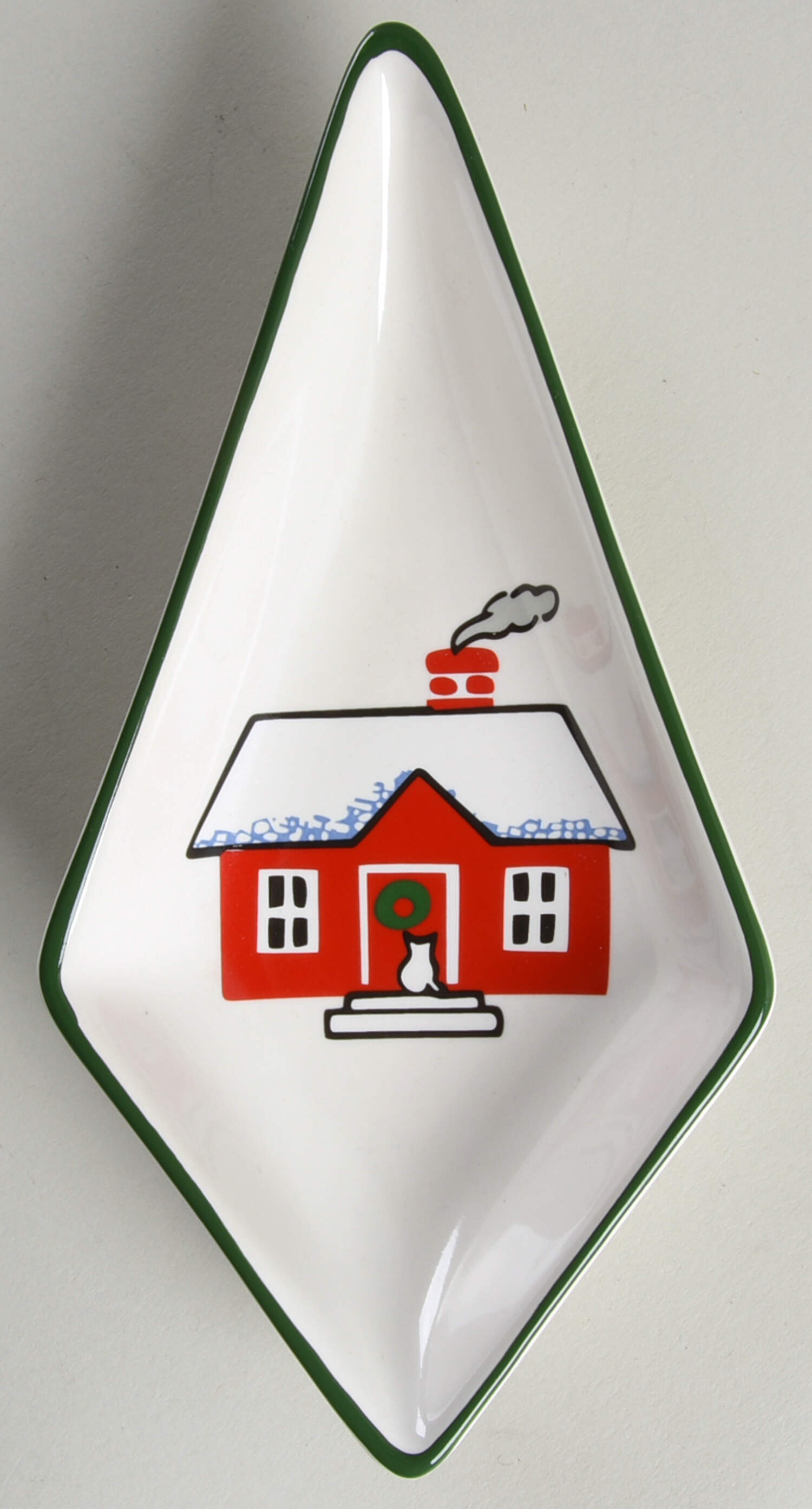 Snow Village Individual Section Star Shaped Dish by Pfaltzgraff-1