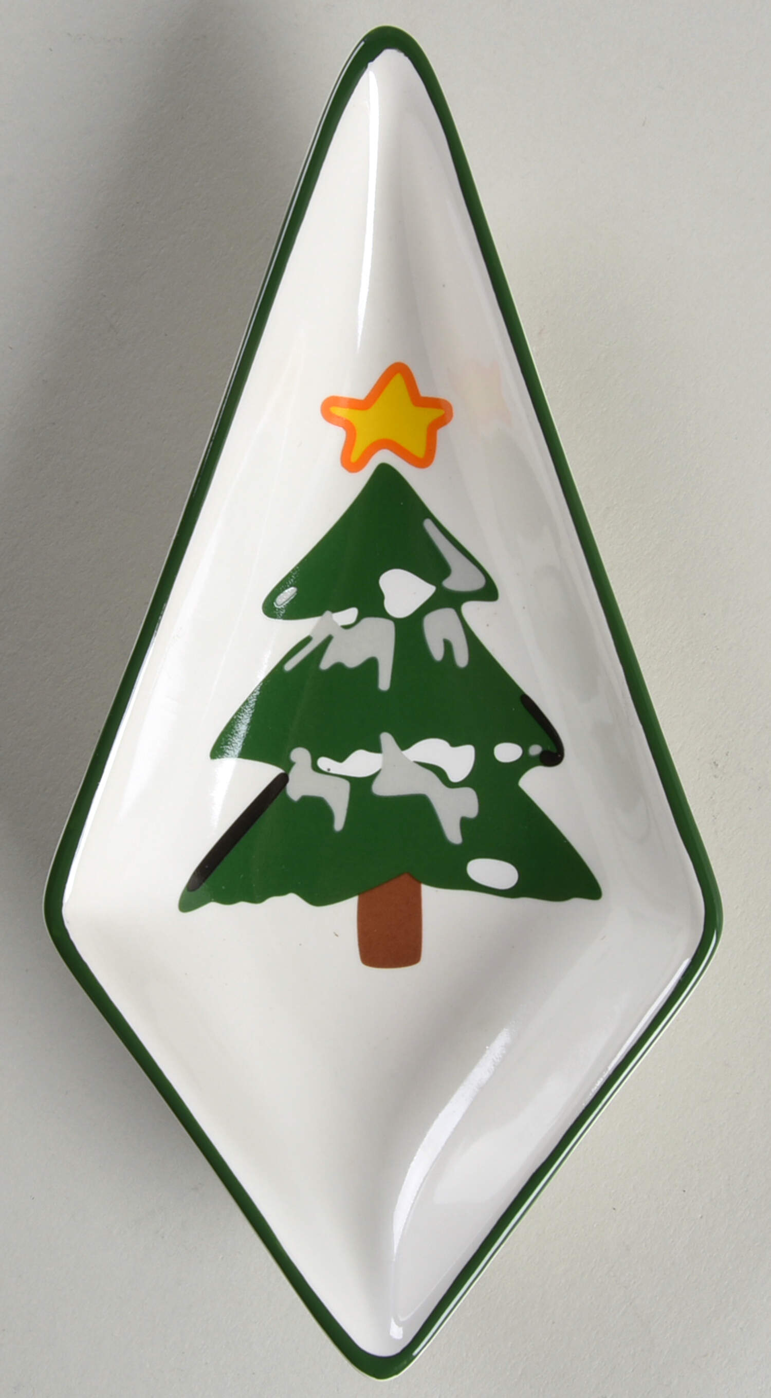 Snow Village Individual Section Star Shaped Dish by Pfaltzgraff-1