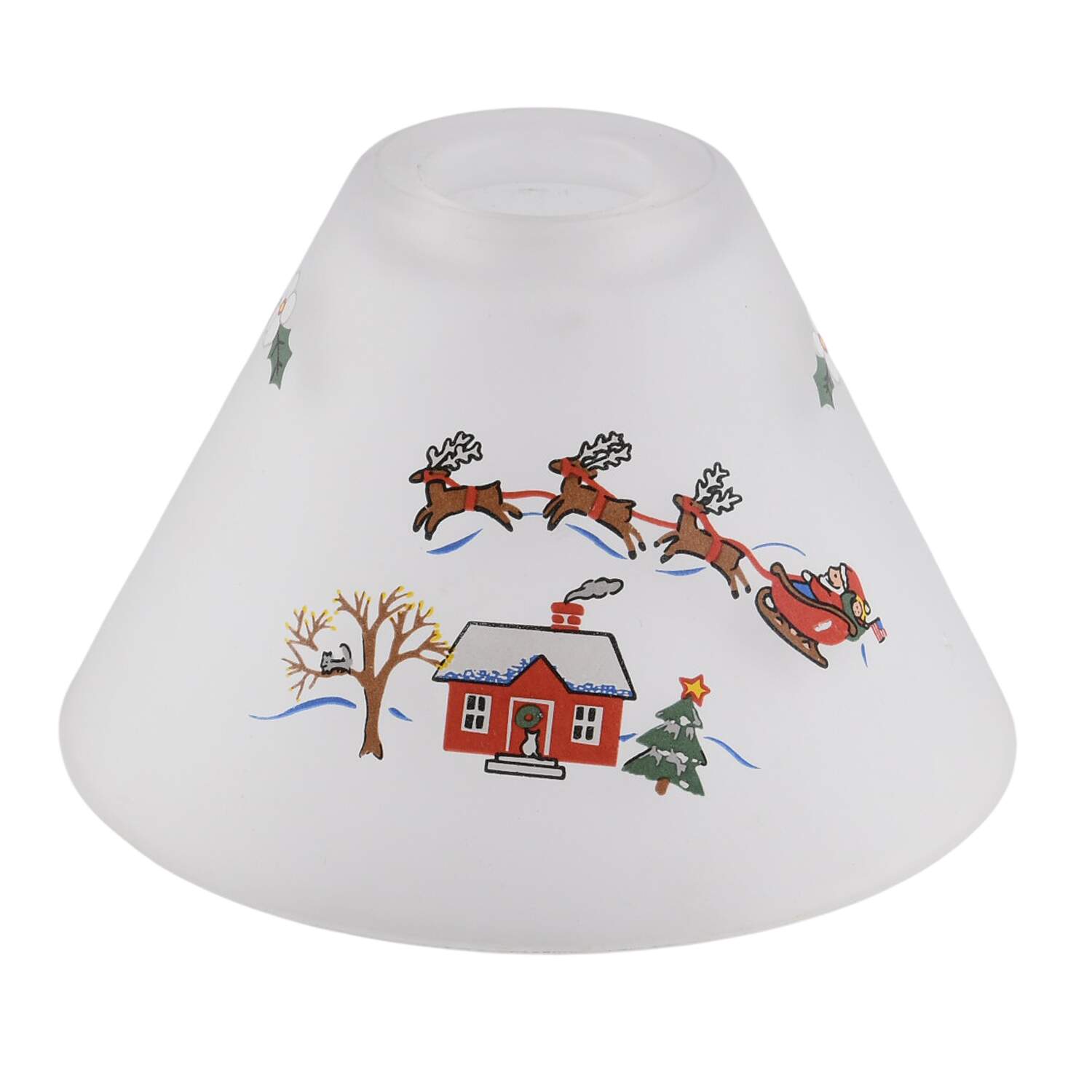 Snow Village Shade for Tea Light Lamp by Pfaltzgraff-1