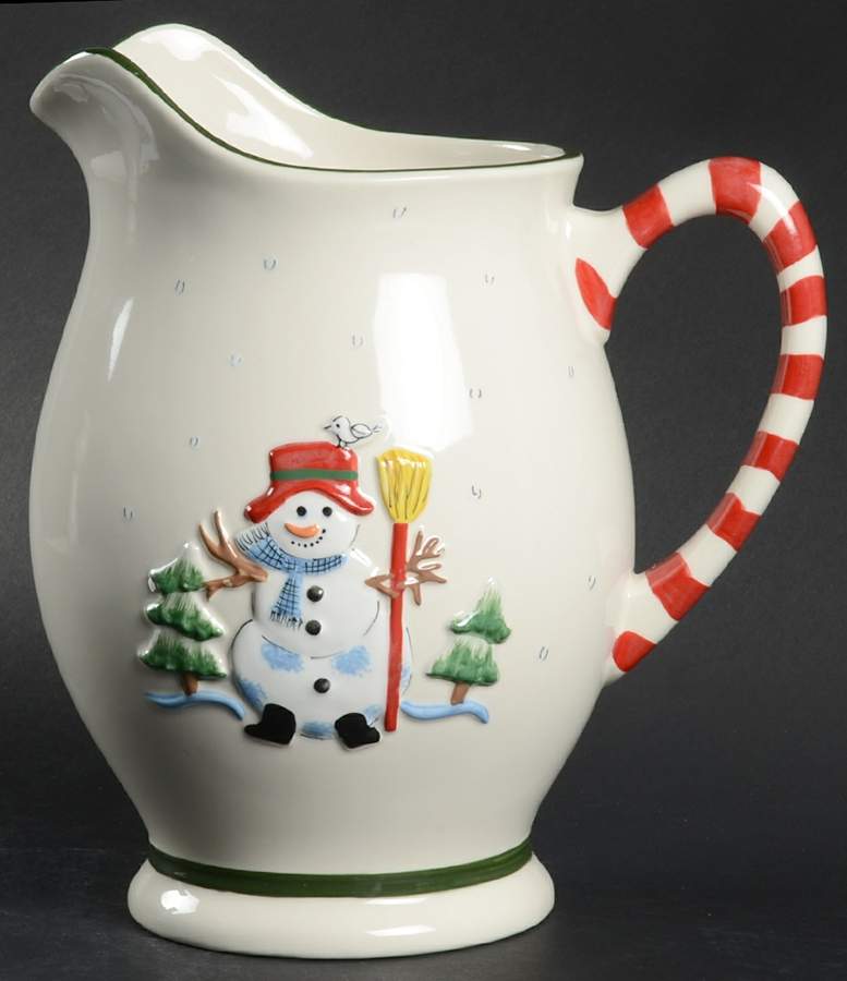 Snow Village 128 Oz Pitcher by Pfaltzgraff-1