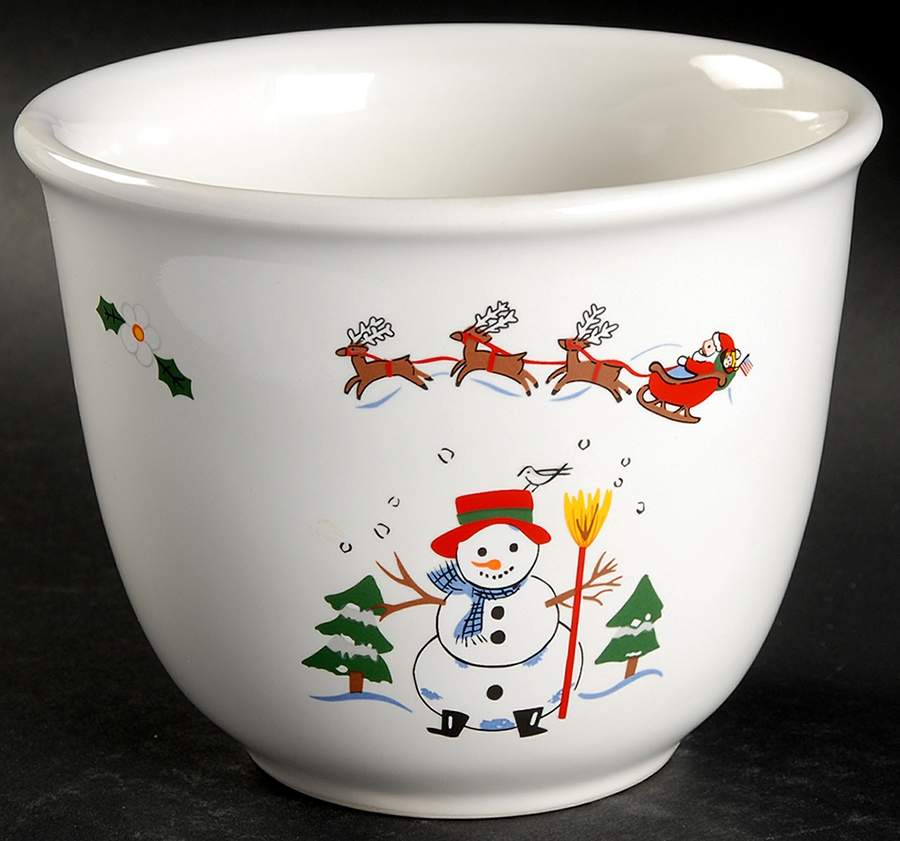 Snow Village Dip Cooler Set-(Icer Only) by Pfaltzgraff-1